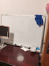 得力(deli)90*60cm悬挂白板 白板写字板 黑板 磁性悬挂式小白板 实心纤维板芯黑板 教学家用白板 92608 实拍图