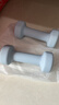Keep哑铃女士男士健身家用彩色浸塑环保手铃亚铃全身塑形水蓝2kg*2 实拍图