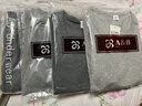 AB内衣男士纯棉秋裤中老年爸爸秋冬单件全棉大码打底保暖衬裤T007 深麻灰 4XL 实拍图