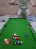 贝比童话台球桌儿童男孩玩具桌上台球黑8美式家用室内3-8岁成人初中生日礼 实拍图