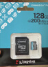 金士顿（Kingston）128GB TF（MicroSD） 存储卡 U1 A1 V10 内存卡 读速150MB/s 适配无人机/运动相机/switch/监控 实拍图