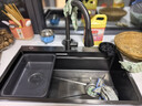 好太太家宝系列厨房水槽小米粒大单槽多功能洗碗洗菜一体盆304不锈钢洗菜池 75*45 【5.0加厚】纳米抗菌 实拍图