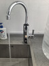 奥克斯（AUX）电热水龙头热水器加热水龙头快速热水变频恒温厨房下进水 【大屏数显】电镀银+漏保插头+万向喷头 实拍图