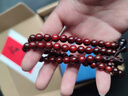龍隐正宗小叶紫檀手串男女士款文玩手链檀香木佛珠子转运正品高端情侣 带金星款8mm*108颗（京仓速发） 实拍图