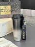 格米（germ）纯钛保温杯咖啡杯男女双饮吸管水杯教师节送礼礼物杯子500ML金 实拍图