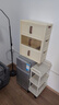 简易衣柜衣服置物柜家用多层移动收纳架客厅折叠储物柜租房储物柜 混色·3层【1透2实色】 48.5面宽 实拍图
