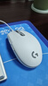 罗技（G）G102 有线游戏鼠标 白色 RGB灯效 吃鸡鼠标 绝地求生 轻量化设计 G102第二代 实拍图
