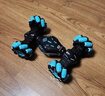 qdrone For the Good Moments手势感应变形遥控车儿童玩具男孩遥控汽车扭变特技车3-6-12岁 30cm蓝【双电+三控+灯光】 玩具高速四驱遥控赛车越野车rc6-14大型玩具车 实拍图