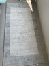 七棉仿羊绒卧室长条地毯 亲肤舒适防滑 夕颜 现代简约 80*160cm 实拍图