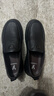 意尔康男鞋秋季羊皮舒适一脚蹬皮鞋男软面套脚商务休闲鞋 59171W黑色 43 实拍图