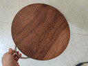 双枪黑金檀木整木切菜板加厚加大圆形砧板实木家用案板面板菜墩38*2.5 实拍图
