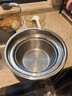 京东京造304不锈钢洗菜盆 加大加厚调料腌肉盆沥水盆和面盆套装 三件套 实拍图