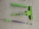 妙洁胶棉拖把27cm杆长120共2头滚轮式懒人家用一拖净免手洗海绵吸水 实拍图