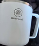 Daisy Leaf 304不锈钢结婚情侣轻奢高颜值抗菌刷牙杯漱口杯牙刷杯牙缸红色 实拍图