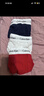 Calvin Klein内衣男士三条装简约提花腰边ck舒适顺滑棉质微弹贴身三角内裤男 I03-月光白/枫叶红/海涛蓝 3条 M 实拍图