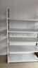 唐辑书架书柜家用落地置物货架学生钢制收纳储物架子白五层120*40*183 实拍图