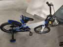 凤凰（Phoenix）儿童自行车宝宝脚踏车儿童折叠自行车4-8岁童车 陆寻  蓝色 16寸 实拍图