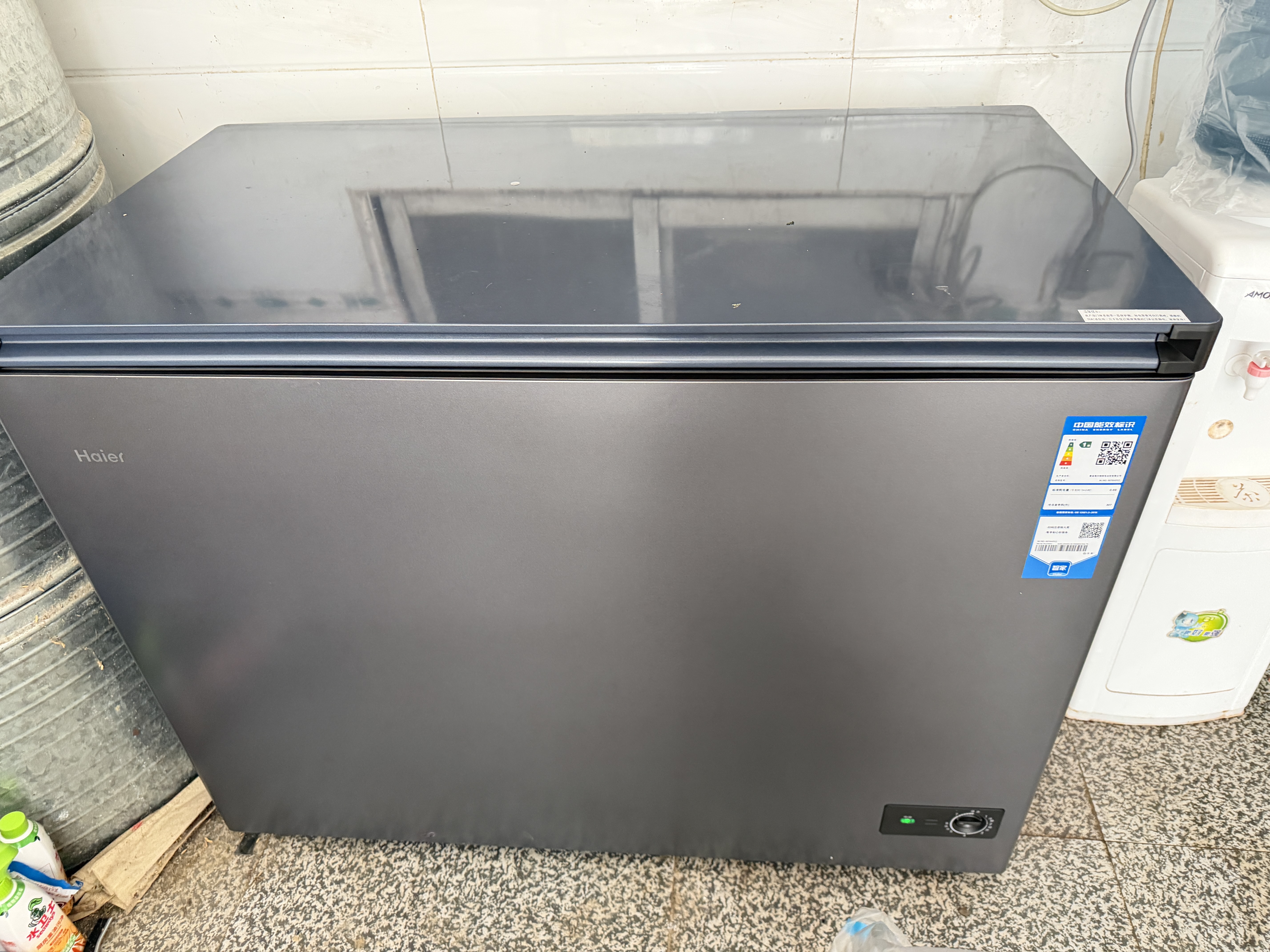 海尔（Haier）冰柜商用大容量超低温负40度一级能效400/500/600/700/800升以上海鲜冷冻柜风冷无霜/直冷减霜 300升 零下35℃丨一级能效丨直冷减霜80% 实拍图