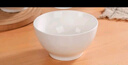 洁雅杰陶瓷面碗个人专用白瓷碗中式6英寸家用饭碗 4只装 新骨瓷 实拍图