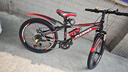 凤凰（Phoenix）儿童自行车山地车男女学生脚踏车6-15岁童车 霸道 黑红色 22寸 实拍图