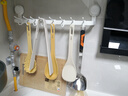 太力吸盘免打孔挂钩架杆厨房置物架用具卫生间毛巾架铝合金壁挂8钩 实拍图