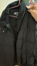 坦博尔轻薄羽绒服女短款翻领宽松舒适衬衫式女士外套330226D 黑色165 实拍图