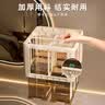 昂图化妆品收纳盒防尘梳妆台桌面口红护肤品整理箱高级感抽屉式置物架 升级六层款-奶白 免装抽屉顺滑 实拍图