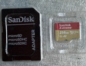 闪迪（SanDisk）256GB TF(MicroSD)内存卡 4K极速金卡A2 V30 U3行车记录仪 运动相机无人机 监控存储卡 读190MB/s 实拍图