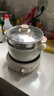 美的（Midea）电煮锅 电火锅 电热锅 电炒锅 分体式可拆洗 2.6L小电锅 学生宿舍多功能锅泡面锅 XZC2088S 配蒸笼 实拍图