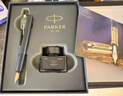 派克（PARKER）【3.8女神节礼物】钢笔 签字笔 办公自用送礼定制生日礼物 威雅XL幻夜黑金夹墨水笔+星星礼盒 实拍图