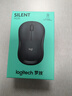 罗技（Logitech）M220 轻音鼠标 无线鼠标 办公鼠标 对称鼠标 带无线微型接收器 灰黑色 实拍图
