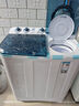 康佳半自动双桶双缸10公斤 波轮洗衣机大容量 脱水甩干机 以旧换新 家电补贴15% XPB100-7D0S 实拍图