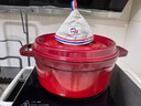 珐宝（staub）厨房好物法国进口珐琅铸铁锅双耳煲汤锅 樱桃红24cm 40509-835 实拍图