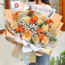 莱一刻520情人节鲜花速递玫瑰礼盒花束表白送女友生日礼物全国同城配送 11朵香槟玫瑰花束 实拍图