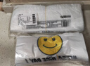 京惠思创加厚可降解手提背心袋透明食品购物打包装袋外卖笑脸30*48cm100只 实拍图