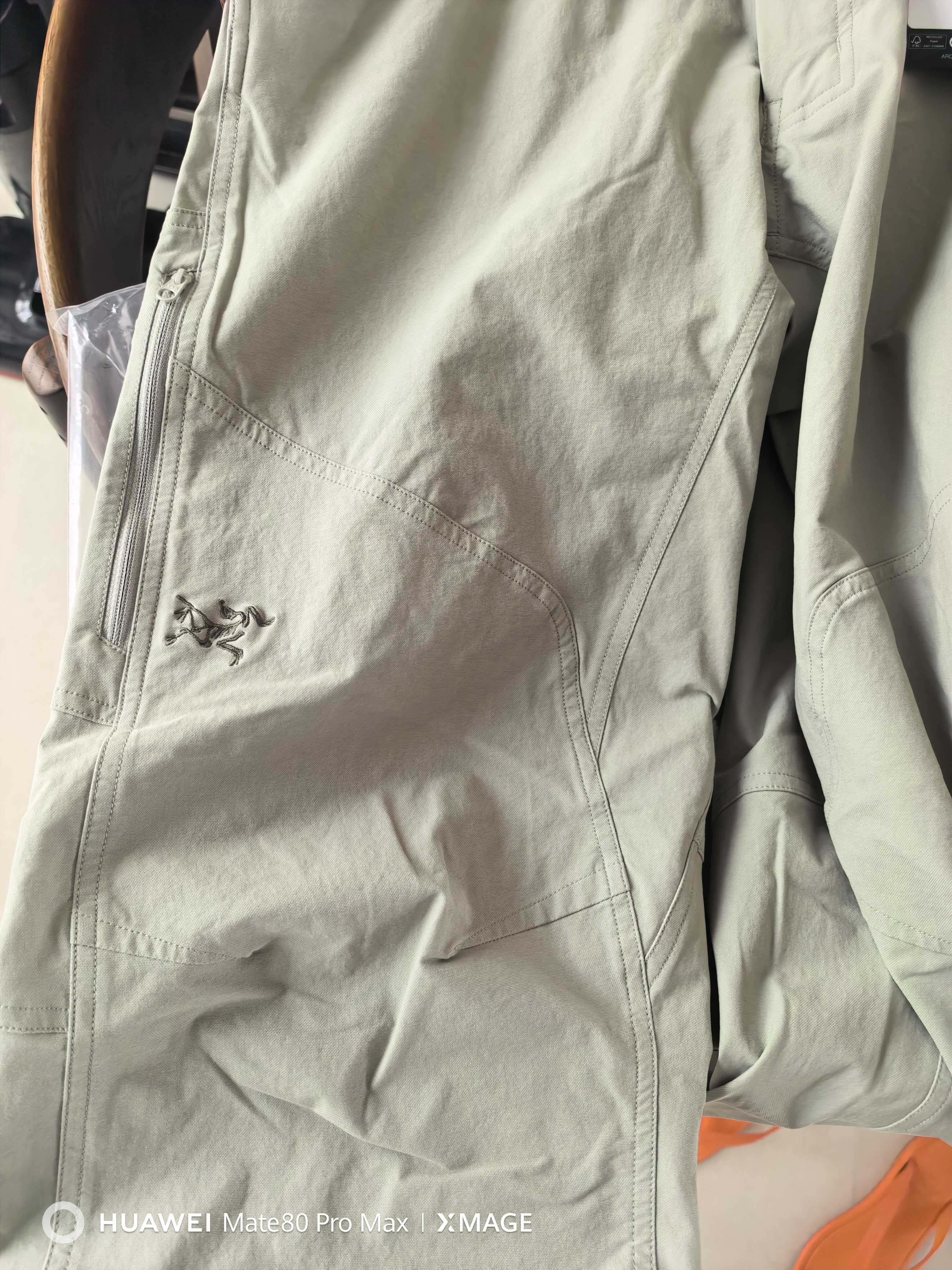 ARC'TERYX始祖鸟 CRONIN COTTON PANT 男子 休闲长裤 HABITAT/岩灰绿 34 实拍图
