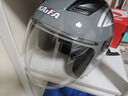 踏燕电动摩托车头盔男女士3C认证安全帽四季款电瓶车机车成人冬季头盔 K6银灰色 实拍图
