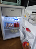 美的（Midea）116L单门小冰箱白色复古双温冷藏冷冻客厅办公室租房宿舍美妆家用办公小型迷你冰箱BCD-116M 实拍图