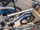 凤凰（Phoenix）儿童自行车山地车男女学生脚踏车6-15岁童车 霸道 白蓝色 22寸 实拍图
