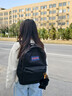 JANSPORT杰斯伯书包轻便双肩包男女旅行包简约背包电脑包学生校园 4QUT008爵士黑-侧边袋 实拍图