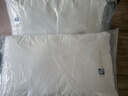 水星家纺枕头记忆纤维抑菌阻螨100S全棉A类护颈可机洗枕芯一对装48×74cm 实拍图