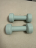Keep哑铃女士男士健身家用彩色浸塑环保手铃亚铃全身塑形浅绿1.5kg*2 实拍图