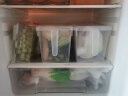 百露冰箱收纳盒食品级保鲜盒厨房蔬菜饺子整理神器冷冻专用鸡蛋储物盒 超值2个装(透明盖) 实拍图