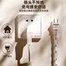 毕亚兹 理线器 内径10mm电线卡扣免打孔网线固定器走线神器墙贴自粘桌面收纳整理夹黑色 20个装 实拍图