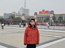 鸭鸭（YAYA）【王一博同款】户外登山羽绒服男士2024冬季新款短款加厚外套YX 橘色 L /175 实拍图
