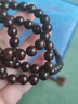龍隐正宗小叶紫檀手串男女士款文玩手链檀香木佛珠子转运正品高端情侣 带金星款8mm*108颗（京仓速发） 实拍图