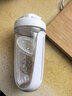 贝瑟斯 摇摇杯水杯运动健身水杯奶昔杯子代餐杯蛋白粉搅拌杯子680ML白色 实拍图