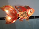 新玥灯笼元宵节儿童手提发光非遗锦鲤花灯新年手工diy金鱼灯笼 橙色 实拍图