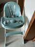 三条小鱼宝宝餐椅多功能可折叠便携儿童餐桌椅婴幼儿小孩可调节吃饭桌座椅 升级绿【靠背可躺+折叠+万向轮】 实拍图