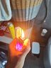 若烟（Ruoyan）声控防风打火机充气夜光三火焰切换计数显示新年情人节生日礼物男 实拍图